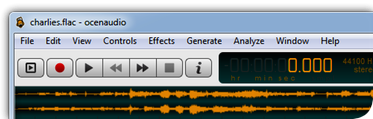 ocenaudio screenshot