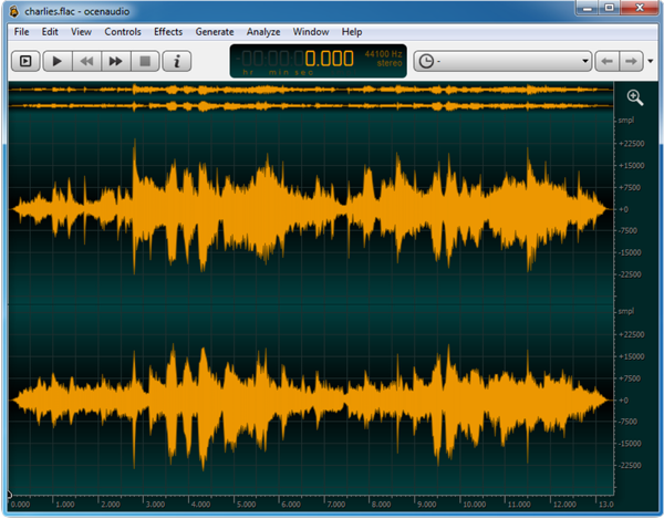 OcenAudio 3.9.0 Screenshot_win01