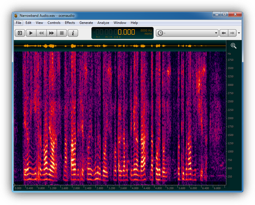Visão de espectrograma